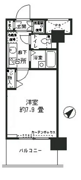 アルテーヌ新横浜 9階階 間取り