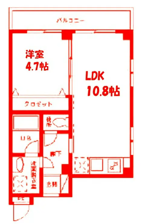 マノアール蘭 1階階 間取り