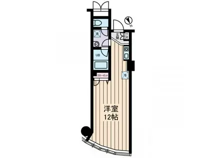 プリマヴェーラ問屋町(ワンルーム/6階)の間取り写真