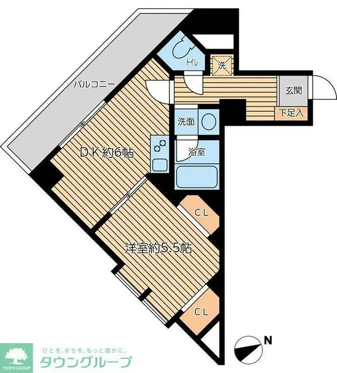 クリオ王子神谷弐番館 14階階 間取り