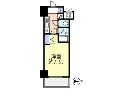 グランヴァン荻窪II(1K/9階)の間取り写真