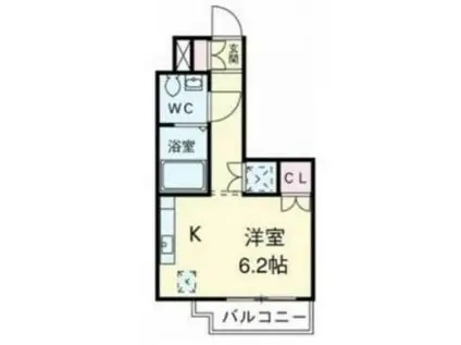 セントパレス池袋(ワンルーム/8階)の間取り写真