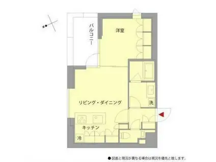 S TERASU MINAMIAOYAMA エス・テラス南青山(1LDK/11階)の間取り写真