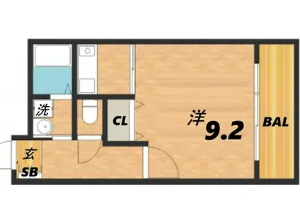 レフィナ-ド西台(1K/4階)の間取り写真