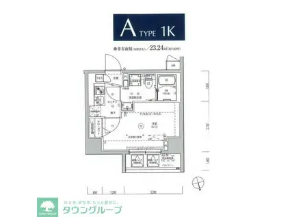 MAXIV KAWASAKI(1K/7階)の間取り写真