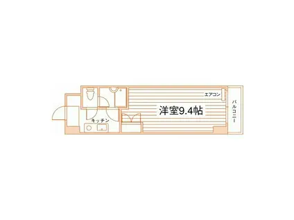 WING STK(1K/7階)の間取り写真