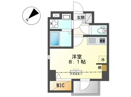 上池台2丁目マンション(ワンルーム/6階)の間取り写真