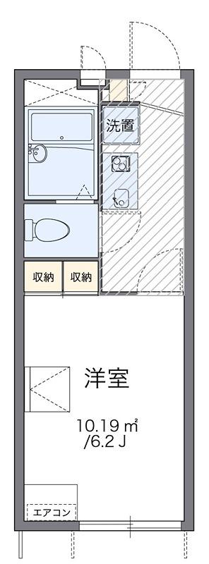 ＪＲ東海道本線 戸塚駅 徒歩19分 2階建 築18年(1K/1階)の間取り写真