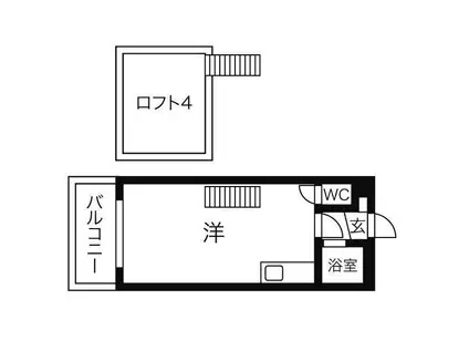 第7AMS円山(1DK/2階)の間取り写真
