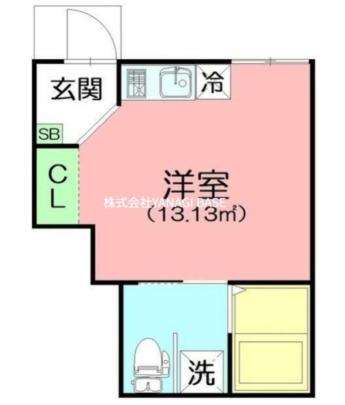 KUMUKAHI TERRACE(ワンルーム/1階)の間取り写真