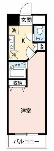 エスペランサK2/マイナビSTAY船橋本町(1K/7階)の間取り写真