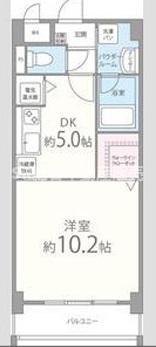 グランコートヒグチ(1DK/1階)の間取り写真