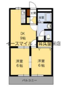 シェーンリーリエ(2LDK/1階)の間取り写真