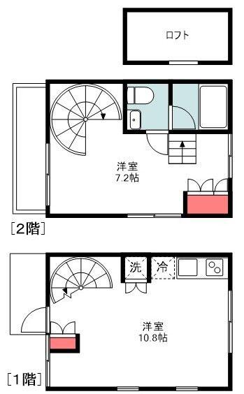 クヒオ田園調布(1LDK/1階)の間取り写真