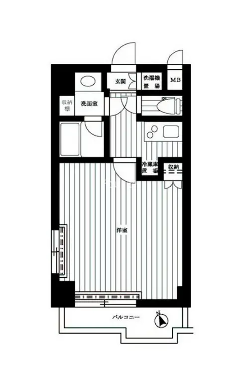 ルーブル南麻布 12階階 間取り