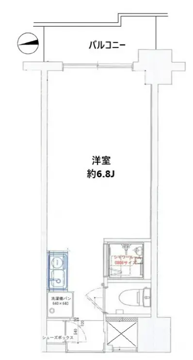 ライオンズマンション大島 4階階 間取り