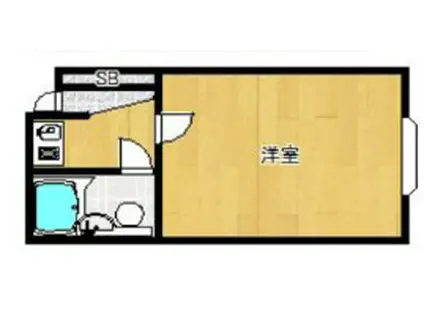 ベストレジデンス天六(1K/4階)の間取り写真