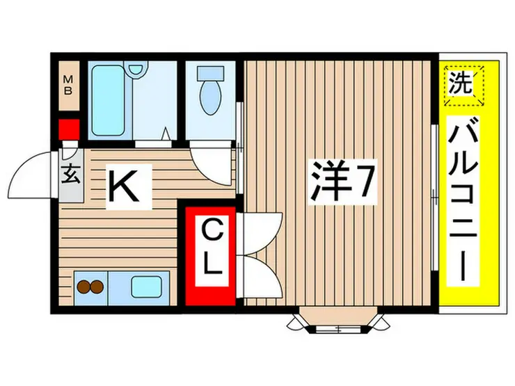 メゾンルミエール 3階階 間取り