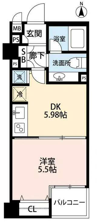 アルクス自由が丘 4階階 間取り