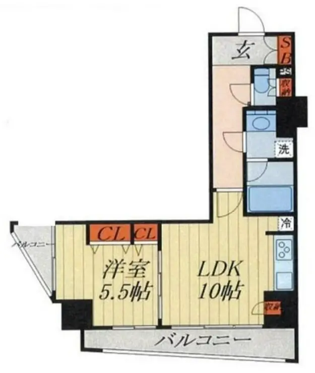 フェリーチェ川口 5階階 間取り