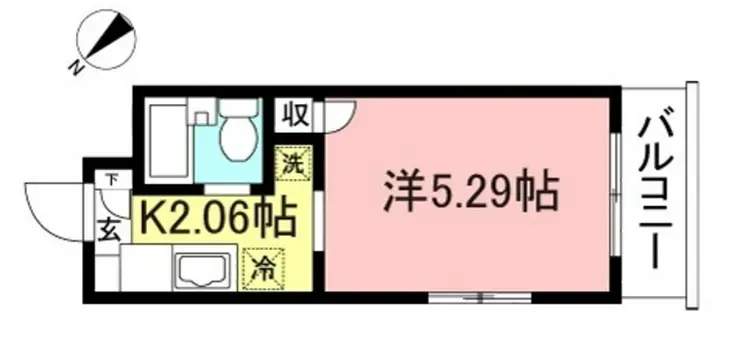 新多摩川ガーデンハイツ 2階階 間取り