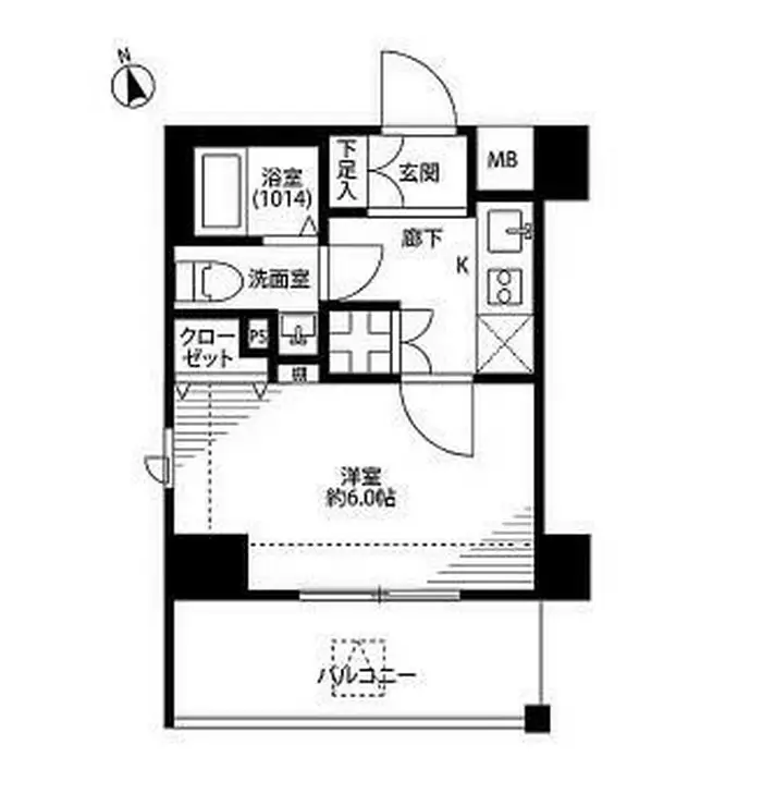 プレール・ドゥーク大崎 2階階 間取り