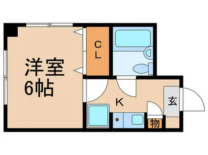 ファミール目白(1K/2階)の間取り写真