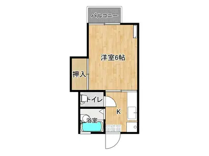 MAISON-CITY(1K/1階)の間取り写真