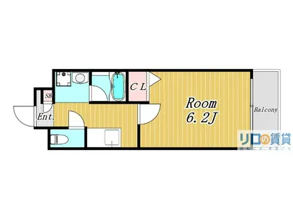 フォレストプラザI(1K/5階)の間取り写真