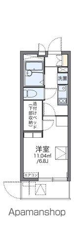 レオパレス生麦駅前(1K/1階)の間取り写真