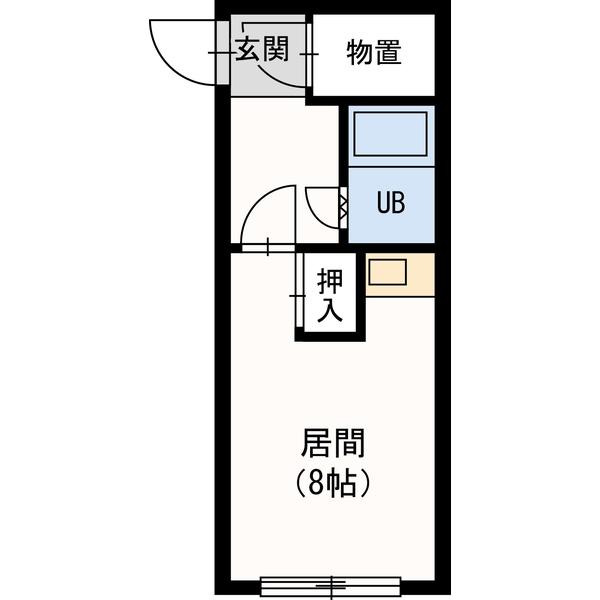 藤井ビル北17条IV(ワンルーム/4階)の間取り写真