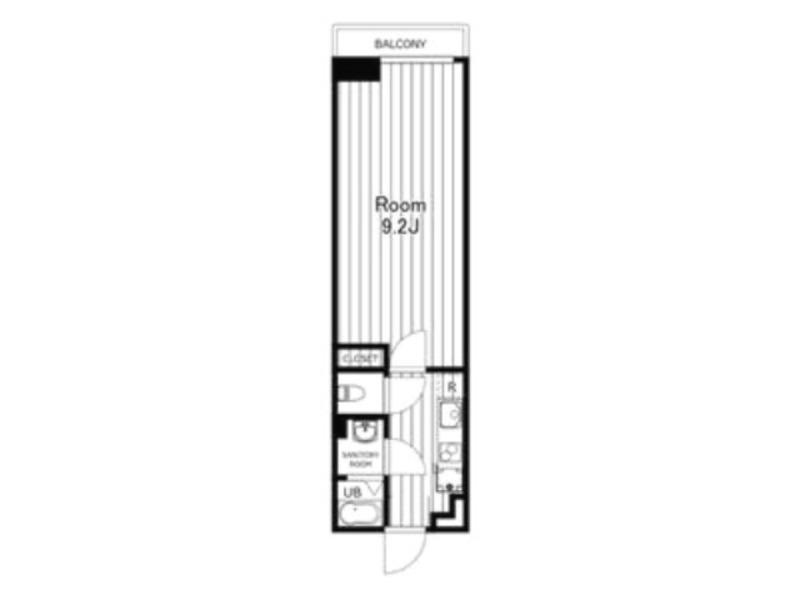 TOMS HOUSE IMAZATO(1K/2階)の間取り写真