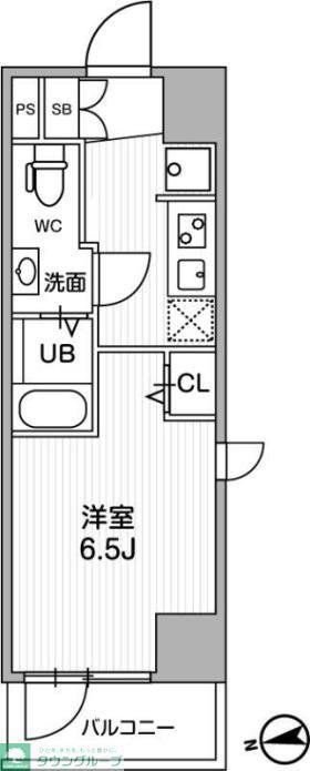 LIME RESIDENCE KITA MATSUDO(1K/3階)の間取り写真