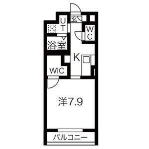 Y& スパジオ友渕(1K/2階)の間取り写真