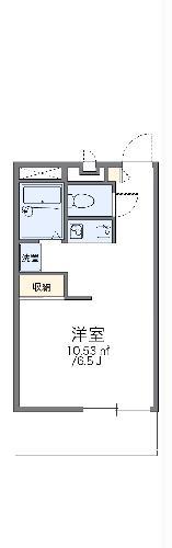 レオパレスGREEN GABLES(1K/2階)の間取り写真