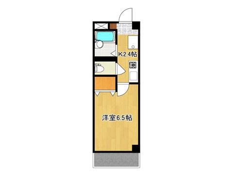 フォレスト山本(1K/3階)の間取り写真