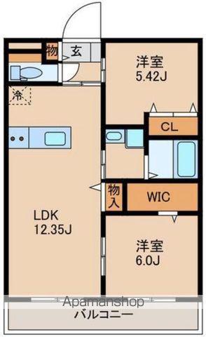 NEIGHBORSII(2LDK/4階)の間取り写真