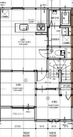 IZUMIDA BASE(2LDK/2階)の間取り写真