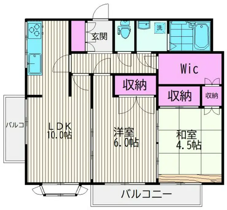 星野コーポ 2階階 間取り