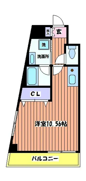 88TEES立川 5階階 間取り