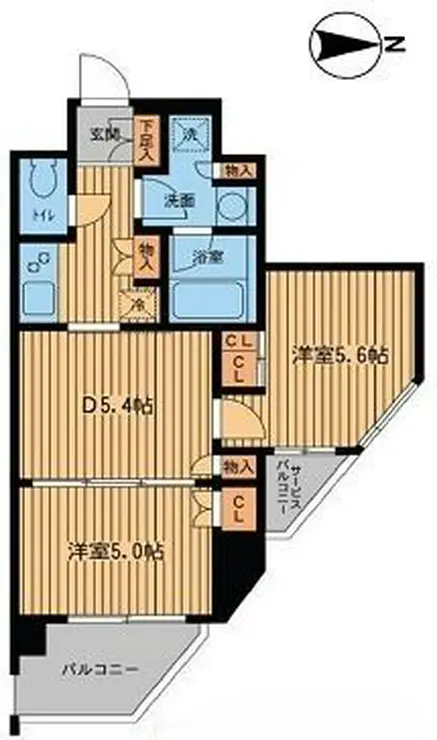 プライムアーバン小金井本町 7階階 間取り