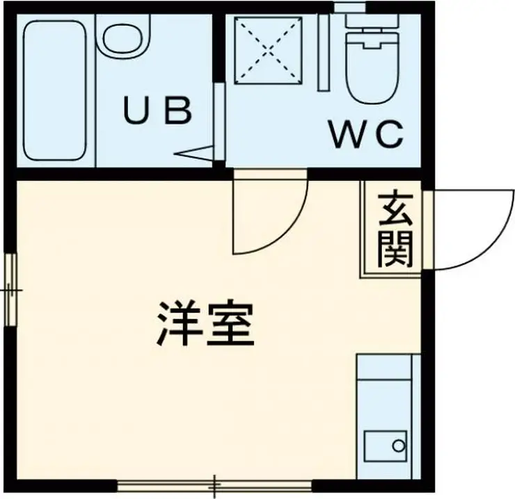 シャンテお花茶屋 1階階 間取り