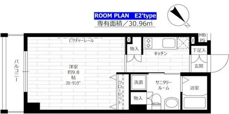 ステージファースト常盤台 4階階 間取り
