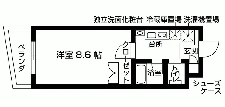 リヴィエールドグラス 2階階 間取り