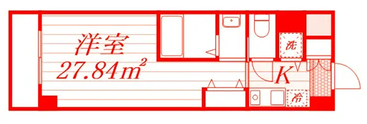 ラヴァージュ小町 2階階 間取り