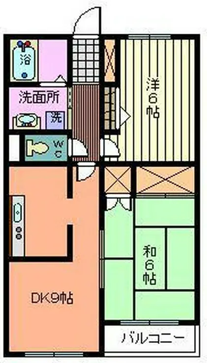 アムール武蔵浦和 2階階 間取り