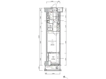 ベルシード板橋本町プレミアII(2K/5階)の間取り写真
