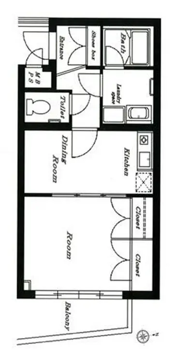 菱和パレス大森西 1階階 間取り