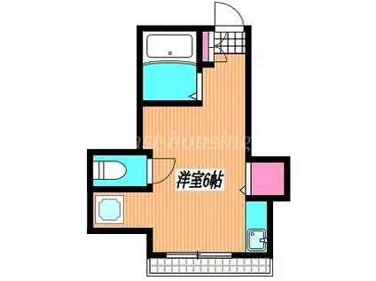 トノブール西荻(ワンルーム/2階)の間取り写真