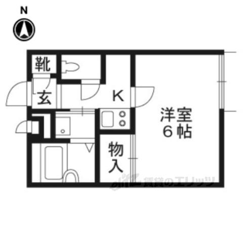 レオパレスSUZUE(1K/1階)の間取り写真